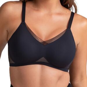 Honeylove Crossover Wireless Bra In Black & Tan Women’s Size 1X